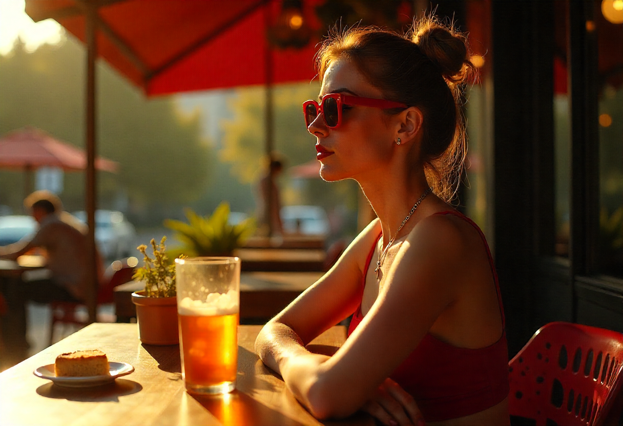 Creative lifestyle photoshoot showcasing personality through dynamic compositions